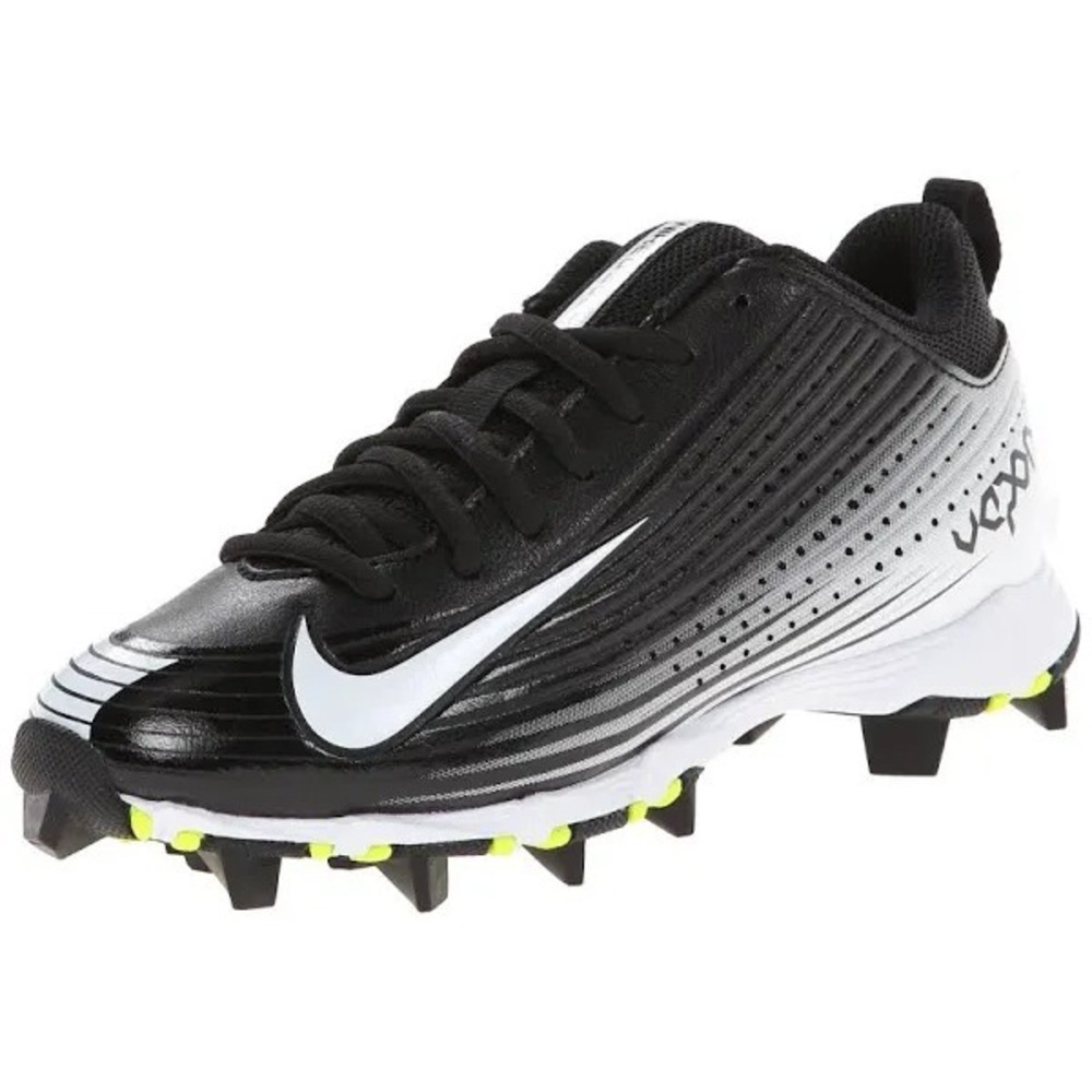 Nike Vapor Keystone 2 Low baseball Cleats Black White Mens 11 UK 10 EU 45